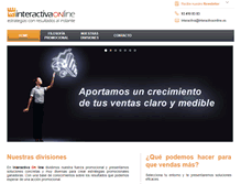 Tablet Screenshot of interactivaonline.es